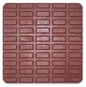 Matcon 50 pastillas de 30x30 ​hidráulico rojo y gris